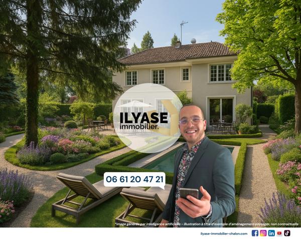 Chalon-sur-Saône (71100) Maison centre-ville 240 m² | 5 ch | 1065 m² | Garage