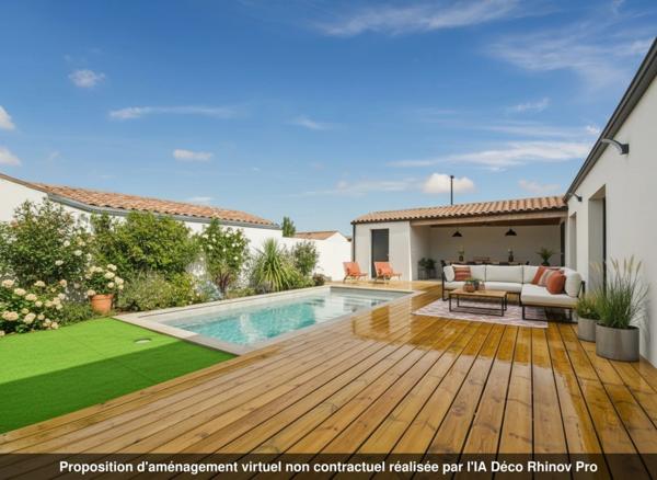 Maison contemporaine de standing – 145 m² environ – Piscine chauffée – Andilly