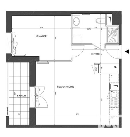 Appartement à vendre 2 pièces 45,88 m² Saint-Maur-des-Fossés