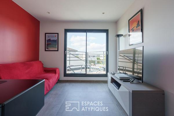 Maison d’architecte contemporaine de plain-pied avec jardin aux portes de Nancy