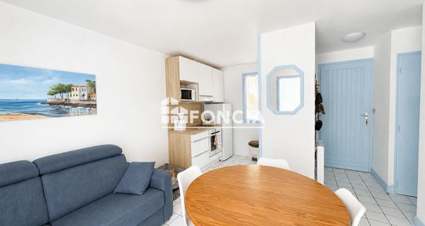 À vendre Appartement 2 pièces 31 m² - Vaux-sur-mer 17640