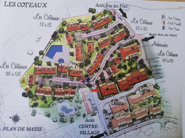 Domaine de Pont ROYAL entre CIEL & LUBERON  appartement soigné de 40 m2 dernier étage vue panoramique avec terrasse secteur et piscine résidentielle