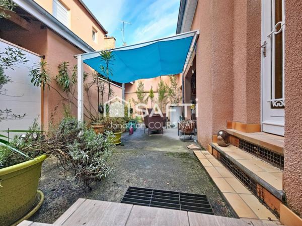 Maison de ville familiale - 185m² - Garage + cour