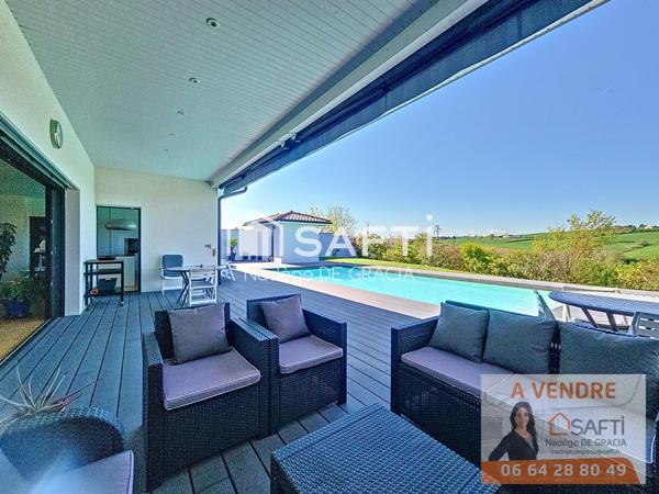 Sublime propriété contemporaine T6 sur les coteaux