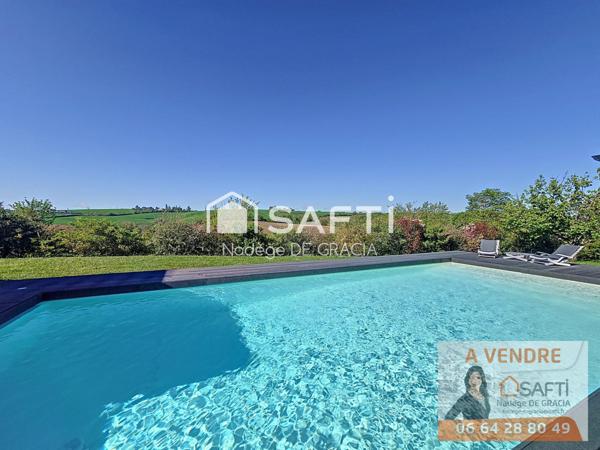 Sublime propriété contemporaine T6 sur les coteaux