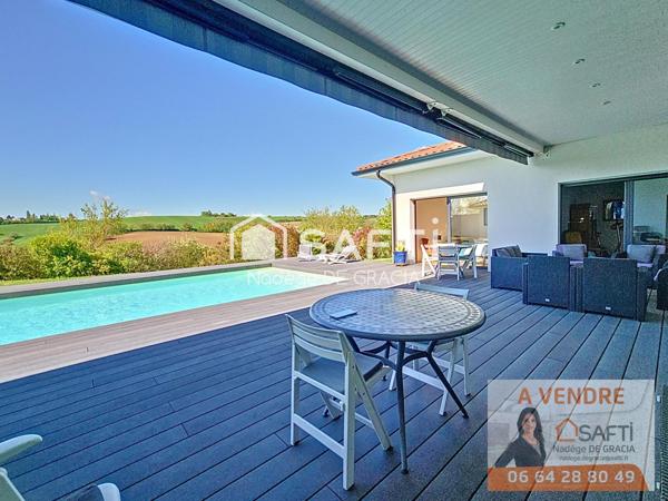 Sublime propriété contemporaine T6 sur les coteaux