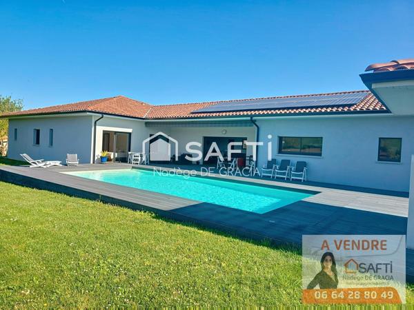 Sublime propriété contemporaine T6 sur les coteaux