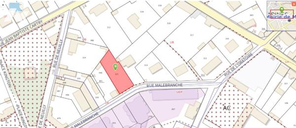 Un terrain à bâtir situé à MARINES (95640).