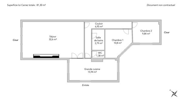 Appartement Paris 17e - PEREIRE