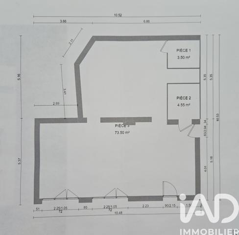 Restaurant à vendre 82 m² Chevrières