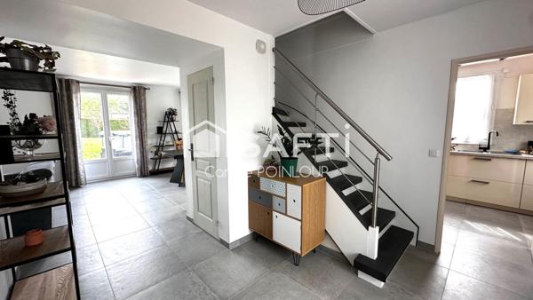 Maison individuelle dans un cadre verdoyant
