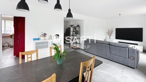 Maison individuelle dans un cadre verdoyant