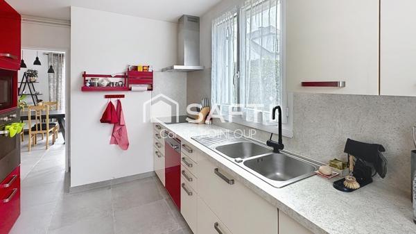 Maison individuelle dans un cadre verdoyant