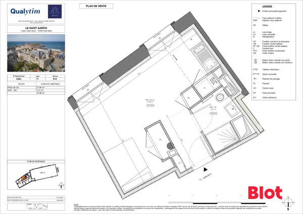 Appartement 1 pièce(s)