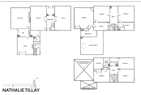 OLIVET , bord du Loiret, maison de Maître à vendre 418 m² habitables , parc arboré et paysagé de 4337 M²