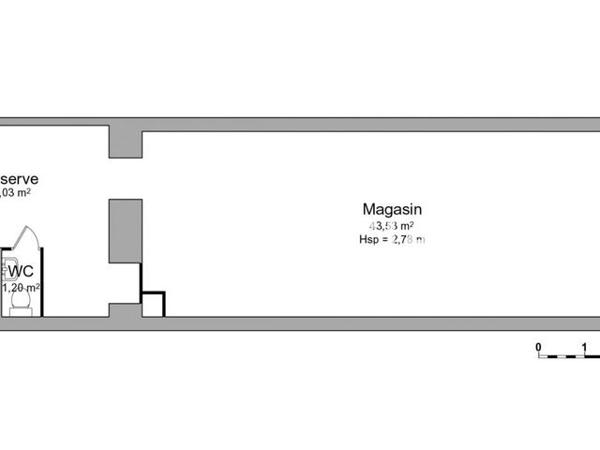 Location Local commercial 75 m² - 85 RUE DES BON ENFANTS Marseille 13006