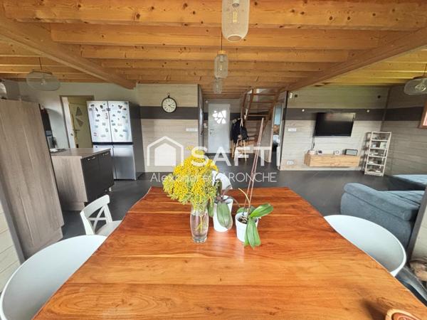 Maison ossature bois, bonne performance énergétique