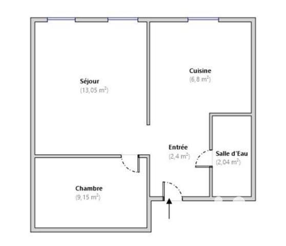 Appartement à vendre 2 pièces 33 m² Marseille 3