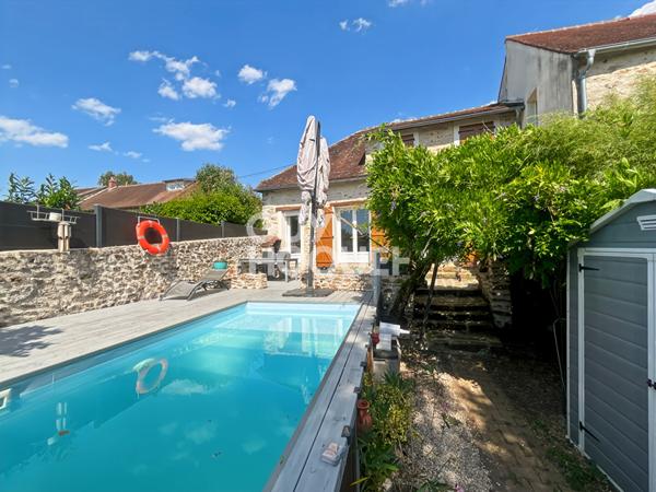 Maison Briarde avec Piscine et Beaux Volumes