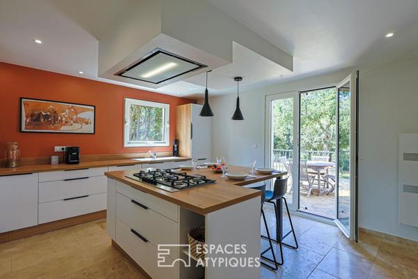 Maison de charme dans son écrin de verdure
