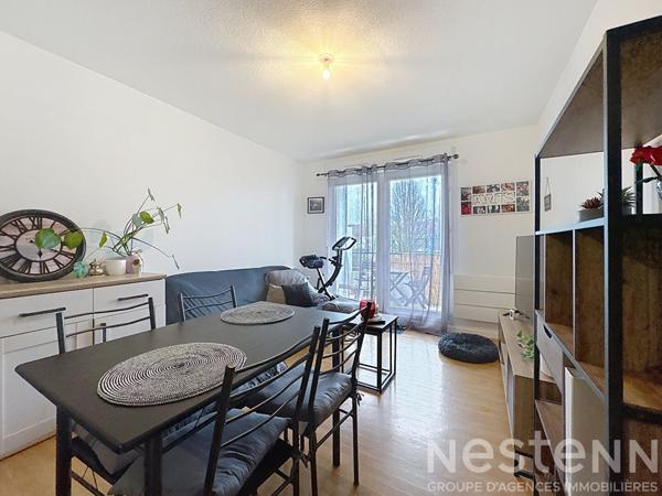 Appartement T2, avec balcon, stationnement et cave - 38m² - Kervignac.