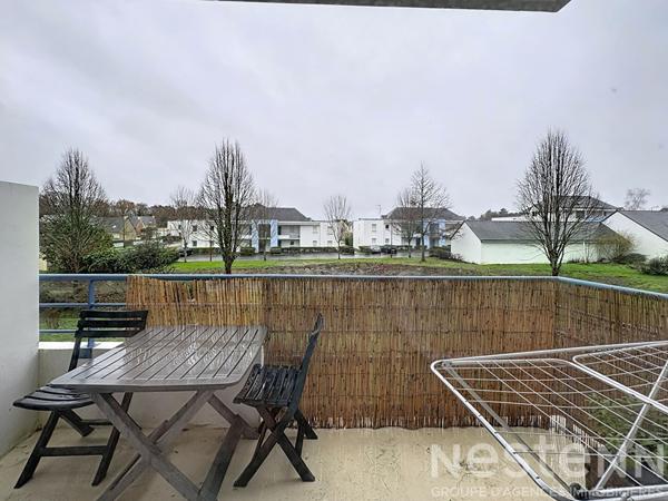 Appartement T2, avec balcon, stationnement et cave - 38m² - Kervignac.