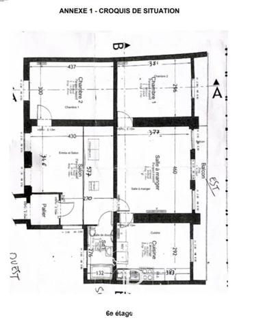 Paris 3ème, Appartement 2 Chambres -  73 m² à vendre
