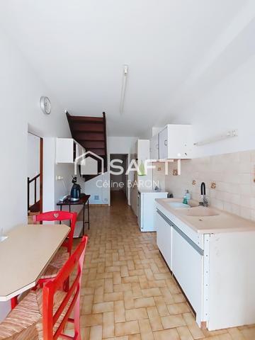 Maison T3 avec garage et courette