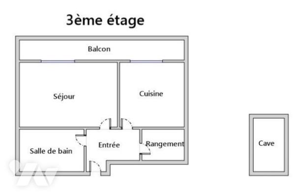Studio Saint-Etienne 32m²