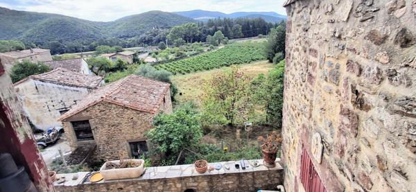 Maison de village avec terrasse et caves LE BOUSQUET D'ORB