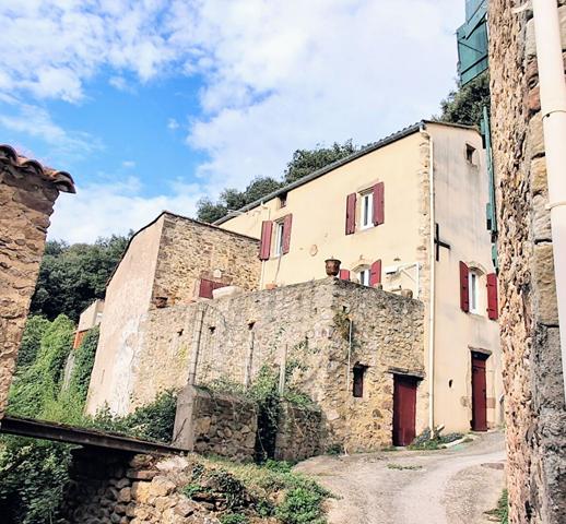 Maison de village avec terrasse et caves LE BOUSQUET D'ORB