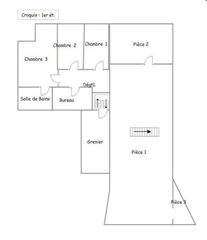 Immeuble commerce + logement à rénover et creer