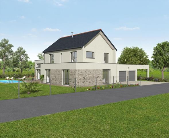 Terrain + Maison à vendre 8 pièces - 205 m²