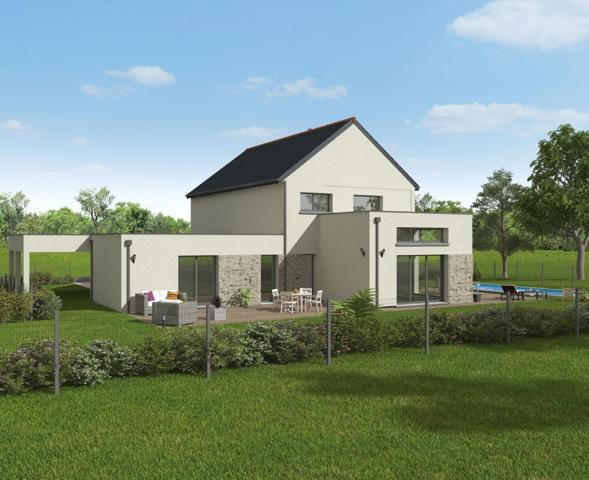 Terrain + Maison à vendre 8 pièces - 205 m²