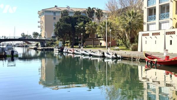 Port-Fréjus – Charmant T1 Cabine avec Loggia face à la Marina