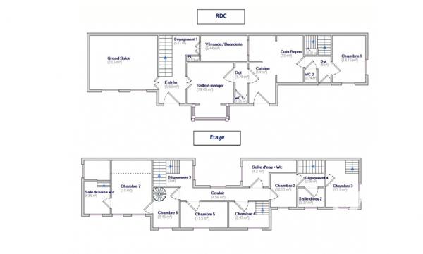 Maison à vendre 10 pièces 235 m² Colombes