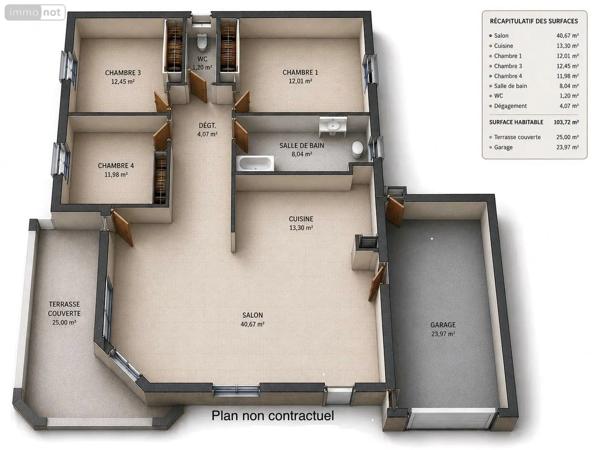 Achat - Maison Saubion 40230 4 pièces 104 m 2 719 m 2