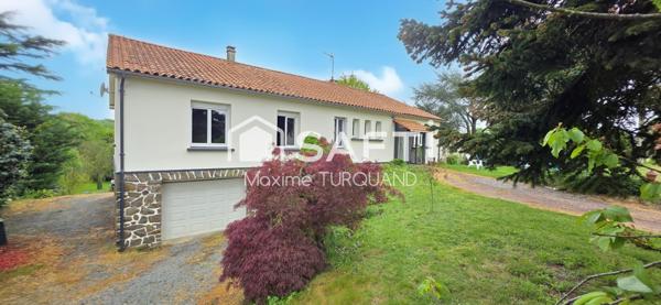 Pavillon sur sous-sol 187m², 5 chambres, 2500m² de terrain.