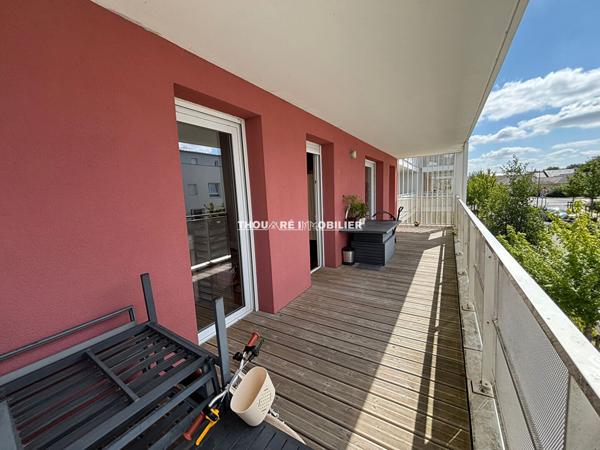44470 THOUARE SUR LOIRE Appt Thouaré Sur Loire 3 pièce(s) 63 m2 1er étage (ascenseur) grande terrasse + garage