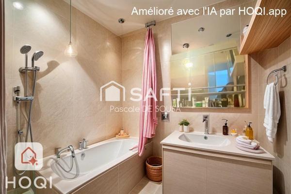 Triangle d'Or, appartement avec 3 chambres, triple exposition, balcon face à la verdure