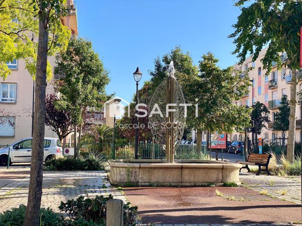 Triangle d'Or, appartement avec 3 chambres, triple exposition, balcon face à la verdure