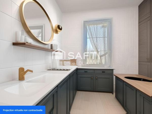 Charmante maison familiale avec jardin et double garage