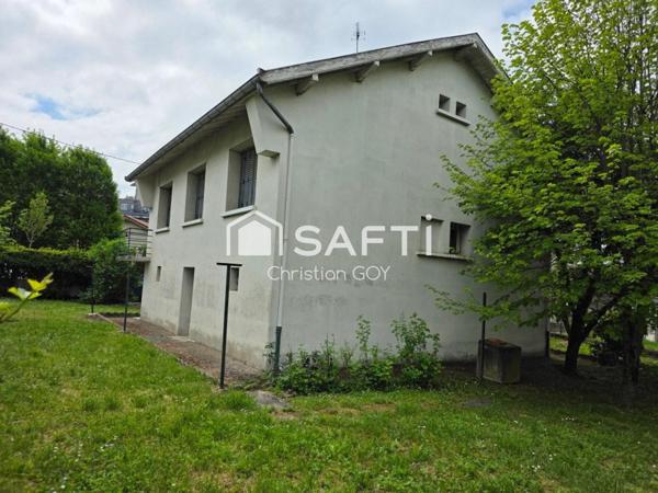 BOURGOIN-JALLIEU - 38300 -  MAISON 80 M² - 3 CHAMBRES - 520 M² TERRAIN -