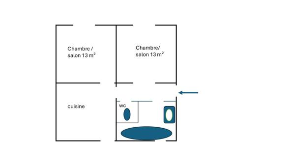 Appartement à vendre 2 pièces 40 m² Paris 20