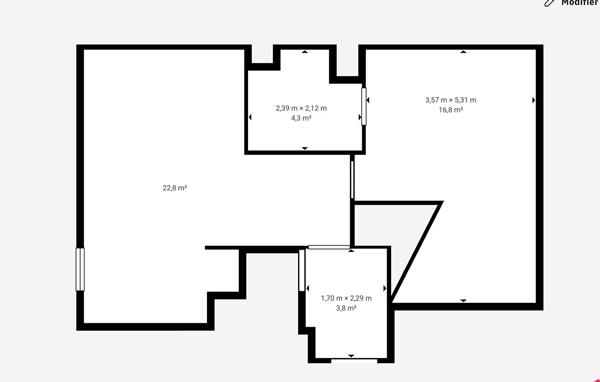 Appartement Noisy Le Grand 2 pièce(s) 45m2