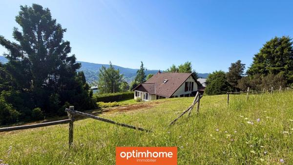 MAISON FAMILIALE À VENDRE À GÉRARDMER – VUE MONTAGNE, VUE SUR LES PISTES DE SKI ET 9 117 M² DE TERRAIN