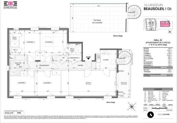 Appartement à vendre à Beausoleil (06240) - Alpes-Maritimes