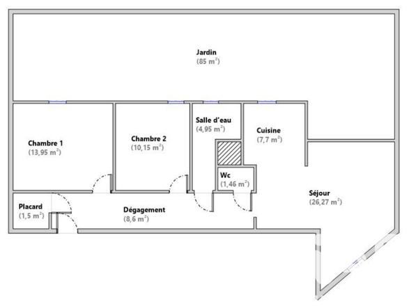 Appartement à vendre 3 pièces 75 m² Vitry-sur-Seine