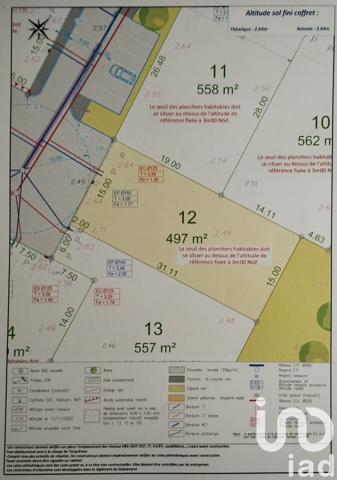 Terrain à vendre 497 m² Grues