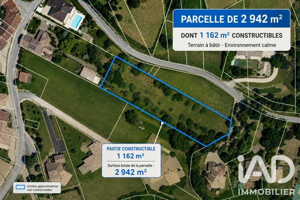 Terrain à vendre 2 942 m² Boudou